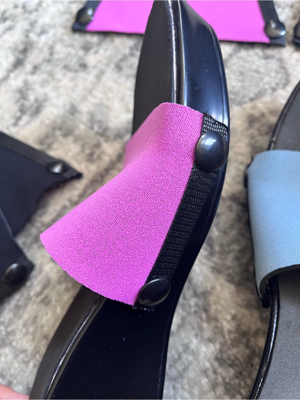 Black Sandals for Women - Minimal Slip-On - Picture 8 of 9